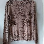 Time And Tru  leopard print women's sweater Photo 4