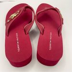 Tommy Hilfiger  Rumia red flip-flop women's sandals Size 6M Photo 4