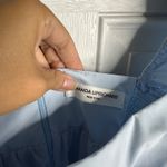 Amanda Uprichard Ariana dress blue babydoll coquette puff sleeves small cottage Photo 3