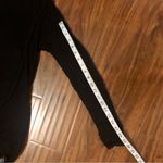 New Directions Black Wrap Look Cowl Neck Sweater, Size Small Photo 3