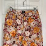 BDG High-Waisted Mom Jean Floral Denim Orange Urban Outfitters Size 27 Photo 3