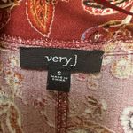 Very J  open front long sleeve flower cardigan Photo 2