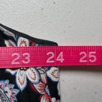 J. Jill Paisley‎ Sleeveless Tunic Top Lined 2X Black Print Lightweight Layered Size XXL Photo 5