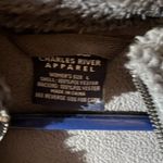 Charles River Apparel Brand New Woman’s Harpoon Gray fleece pullover sweater with 1/4 zipper size L Photo 4