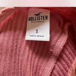 Hollister Pink Ribbed Tie-Front Top Photo 2