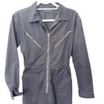 Pretty Little Thing  Denim Utility Style Boilersuit Black Sz UK 8 (US 4) Photo 4