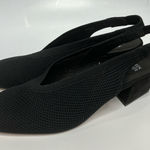 Eileen Fisher  Vasa stretch knit slingback pumps black size‎ 11 Photo 0