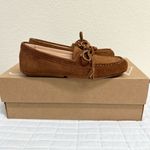 J.Crew Driving Loafers Suede in English Saddle Brown Size 6 NWB Photo 3