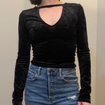 Bear Dance Crushed Velvet Cutout Top  Photo 0