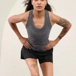 Athleta New  M Momentum Seamless Heather Tank Gray Medium Photo 6