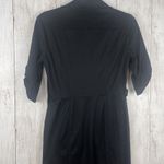 Lafayette 148 New York‎ Dress Size 0 Button Up Short Sleeve Casual Utility Work Black Photo 8