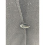 Vintage 100% Cashmere Coat Size M 1960s Black Long Brown Fur Collar Size M Photo 2