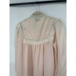 Dior VTG Christian  Lingerie Lace Trim Coquette Cottage Maxi Sleep Gown Women L Photo 10