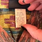 Roughrider by Circle T Vintage Aztec Cutout Long Sleeve Blouse Size Medium Photo 5