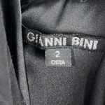 Gianni Bini  Dress Womens 2 Black Ruffle Sleeveless Halter Cocktail Whimsigoth Photo 4