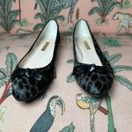 Louise et Cie Designer  Calf Hair Pointed Bow Women Classic Slip On Ballet Flats Photo 2