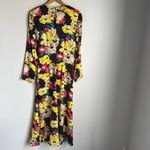 Etro floral silk midi dress Yellow Size 6 Photo 2