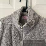 Pink Lily  Cozy Gray Fleece Vest Photo 4