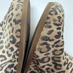 Toms Womens Beige Kelsey Leopard Print Suede Bootie Ankle Boots Wedge He… Photo 7