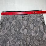 Democracy  Ab Solution Jeans Womens 14 Jegging Zip Snake Skin Gray Denim 34 x 29 Photo 3