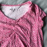 Merona Pink Pattern  Cinched T-shirt Photo 1
