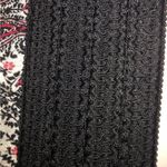 Gypsy Maxi Skirt Size Large Paisley Gauzy Black Red Boho Festival Summer Beach Photo 2