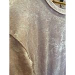 Free People  Milan Layering Top Light Pink Blush Pink Crushed‎ Velvet Small Photo 5