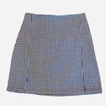 Brandy Melville Black White High Rise Gingham Houndstooth Mini Skirt S M L Photo 1