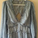 Adorable Carolina Blue Mini Dress Size L Photo 4