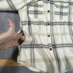 Hollister Flannel Shacket Shirt Women Small Plaid Long Slv Boyfriend Button Soft Photo 3