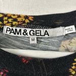 Pam & Gela 100% Cotton floral bodycon dress - Size M Photo 1