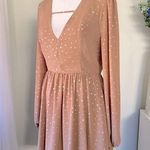 BCBGeneration Dusty Pink Star Print Cocktail Dress Photo 1