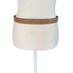 Northern Reflections women's M genuine Italian leather camel brown adjust belt Photo 3