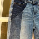 American Eagle Two Tone Super Stretch Hi-Rise Jegging Crop Raw Hem Jeans Size 4 Photo 12