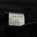 J Brand J Brand Maria Jeans Black Velvet Mid Rise Skinny Leg Solid Wash Zip Fly Photo 5