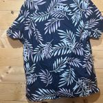 American Eagle Men’s Tropical Hawaiian Floral Print Short Sleeve Button Down XXL Photo 1
