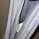 Adrianna Papell  4 silver short sleeve lace stretch tule gown wedding bridesmaids Photo 8