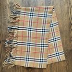 Tan Plaid 50x65 Scarf Shawl Fringe Classic Check Pattern Soft Fall‎ Winter Wrap Photo 0