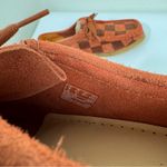 Clarks NEW Wallabee Orange Check Suede Loafers Shoes Size 8.5 Photo 8