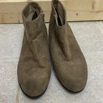 Blue Suede Ankle Booties Gray Size 9 Photo 1