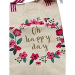 Sur La Table Tote Bag Oh Happy Day Floral Cotton Reusable Shopping Photo 3