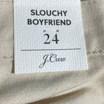 J.Crew Slouchy Boyfriend Jean in Ecru Sz 24 NWT High Rise Photo 4