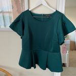 Eloquii  Flare Sleeve Peplum Top Photo 1