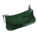 Sinbono Emma Shoulder Bag Green Croc‎ Vegan Leather Purse Photo 2