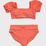 Coral Plus Size 3X 24w 26w Bikini Sleeved Shirt Swim Suit 24‎ 26 Swimsuit NWT Pink Photo 0