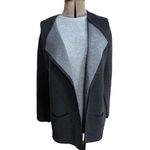 Catherine Malandrino  Woolen blend button-down long knit cardigan 2 front pockets Photo 1