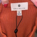 Socialite ribbed burnt orange long sleeve dress Photo 8