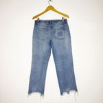 We The Free Free People Maggie Light Wash Relaxed Straight Jeans 27 Distressed Photo 3