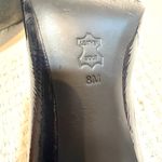 Tory Burch  Caroline 8 navy patent gold logo flex pumps heels 3051 Photo 3