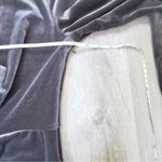 Buddy Love Gray Velvet Twist Knot Dress S Photo 4